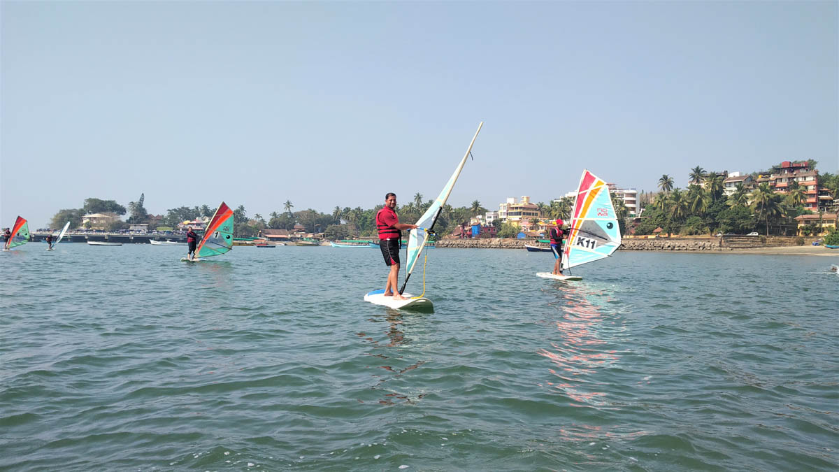 Non-motorized recreation- windsurfing