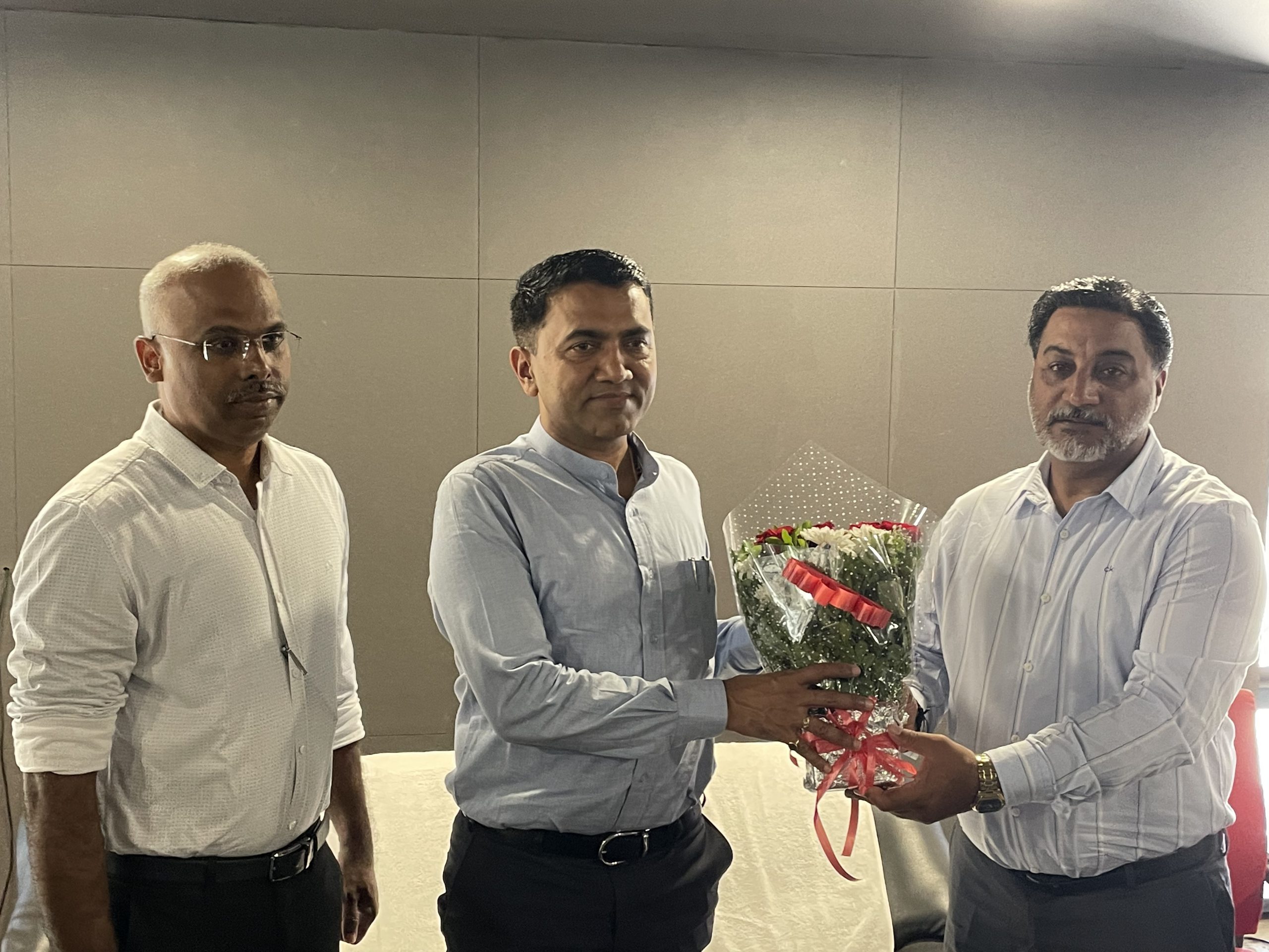 Hon’ble Chief Minister of Goa Dr. Pramod Sawant review visit at NIWS-IITTM Campus.